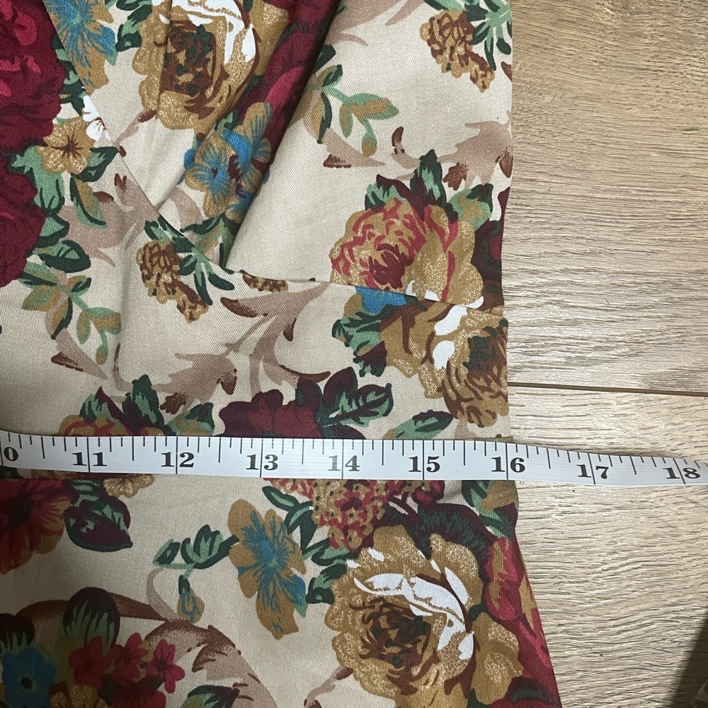 Mint Limit Women Tosa Floral Printed Multi-Color Midi Dress Size Large - Picture 14 of 16